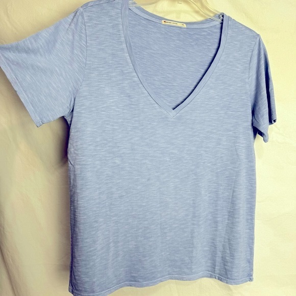 Marine Layer V- Neck Boyfriend Short Sleeve Tee Size XS (oversized) - Picture 6 of 11